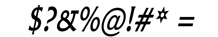 Flair Thin Italic Font OTHER CHARS