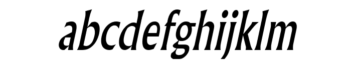 Flair Thin Italic Font LOWERCASE