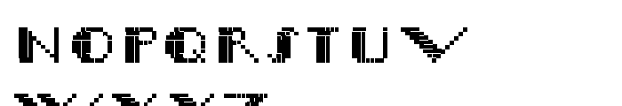Flat10 Artdeco Font UPPERCASE