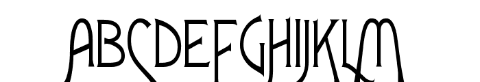 Fletch Condensed Normal Font UPPERCASE