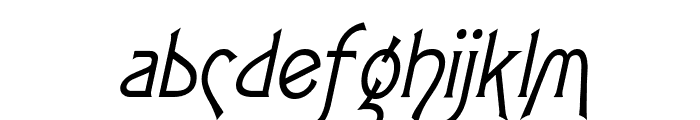 Fletch Extended Italic Font LOWERCASE