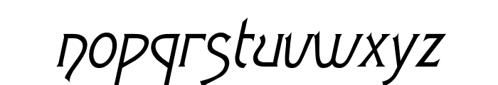 Fletch Extended Italic Font LOWERCASE