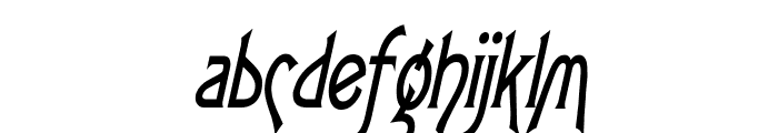 Fletch Thin BoldItalic Font LOWERCASE