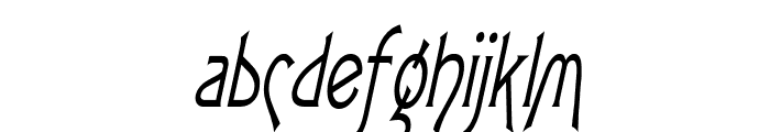 Fletch Thin Italic Font LOWERCASE