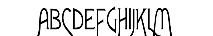 Fletch Thin Normal Font UPPERCASE