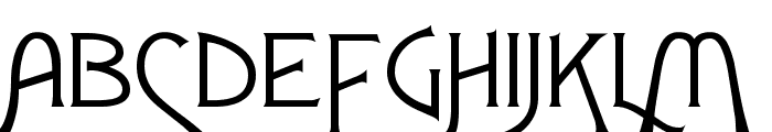 Fletch Wide Normal Font UPPERCASE