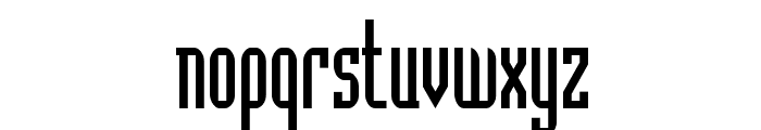 Flintstone Condensed Normal Font LOWERCASE