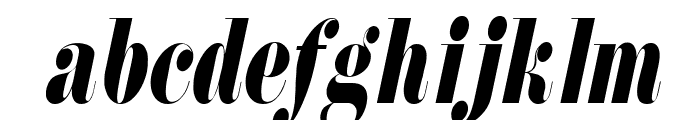 Floral Condensed Italic Font LOWERCASE