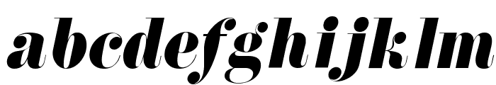 Floral Italic Font LOWERCASE