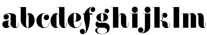 Floral Normal Font LOWERCASE