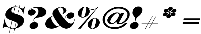 Floral Wide Italic Font OTHER CHARS