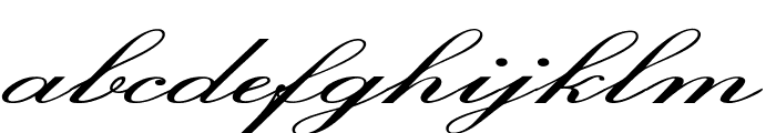 Florenzio-ExtraexpandedItalic Font LOWERCASE