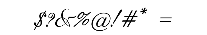 Florenzio-Italic Font OTHER CHARS