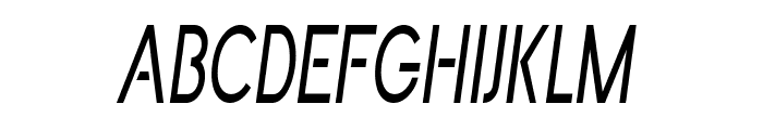 Floridon-CondensedItalic Font UPPERCASE