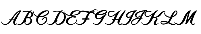 Flourian-Bold Font UPPERCASE