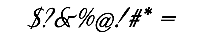 Flourian-BoldItalic Font OTHER CHARS