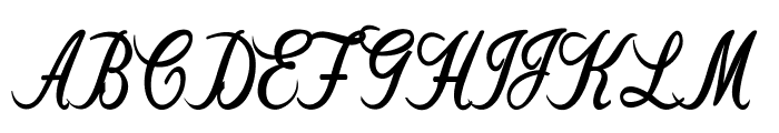 Flourian-CondensedBold Font UPPERCASE