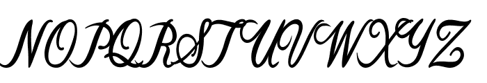 Flourian-CondensedBold Font UPPERCASE