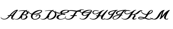 Flourian-ExpandedBold Font UPPERCASE