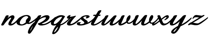 Flourian-ExpandedBold Font LOWERCASE