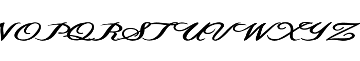 Flourian-ExtraexpandedBold Font UPPERCASE