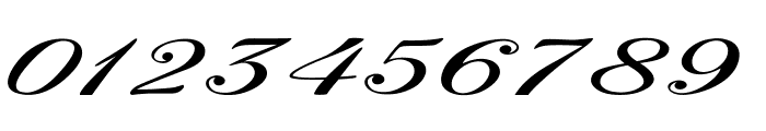 Flourian-ExtraexpandedItalic Font OTHER CHARS