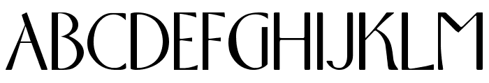Flourish Regular Font UPPERCASE