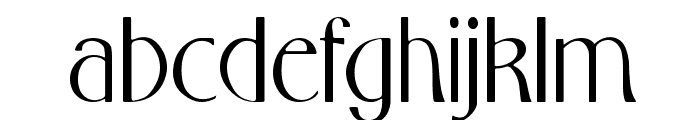 Flourish Regular Font LOWERCASE