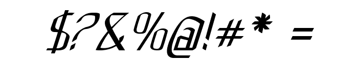 Flub-BoldItalic Font OTHER CHARS