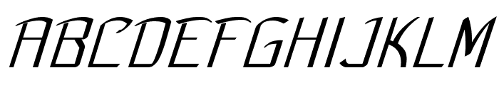 Flub-BoldItalic Font UPPERCASE