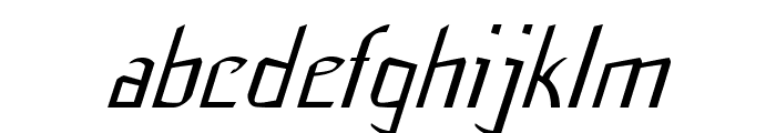 Flub-BoldItalic Font LOWERCASE