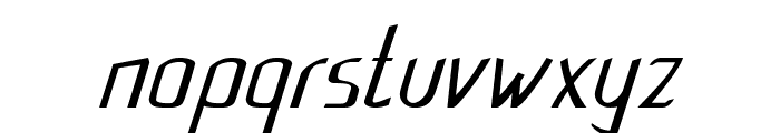 Flub-BoldItalic Font LOWERCASE