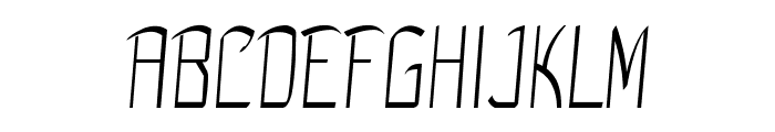 Flub-CondensedRegular Font UPPERCASE