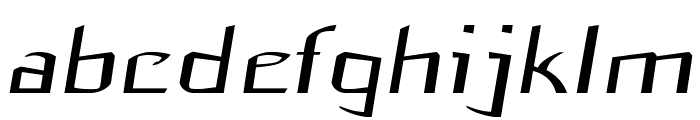 Flub-ExtraexpandedBold Font LOWERCASE