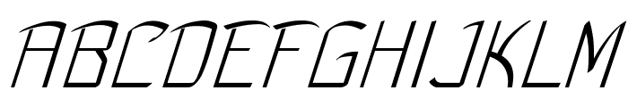 Flub-Italic Font UPPERCASE
