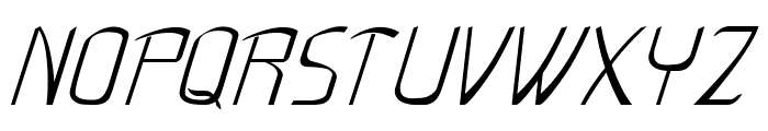 Flub-Italic Font UPPERCASE