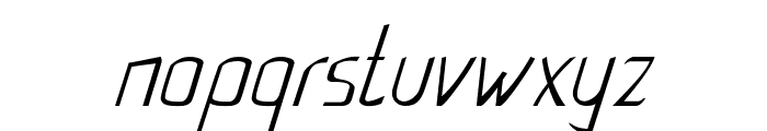 Flub-Italic Font LOWERCASE