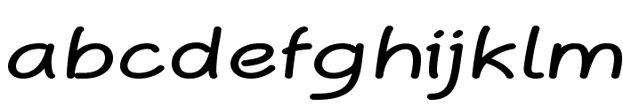 Fluria-ExpandedBold Font LOWERCASE
