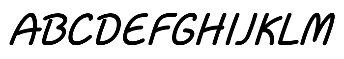 Flurian-BoldItalic Font UPPERCASE