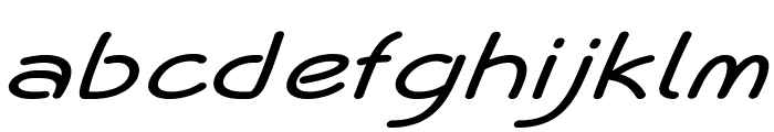 Flurian-ExpandedItalic Font LOWERCASE