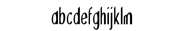 Flush-CondensedBold Font LOWERCASE
