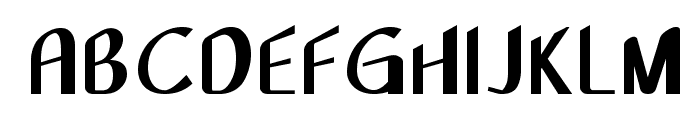 Flush-ExpandedBold Font UPPERCASE