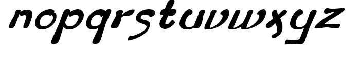 Flapper Oblique Font LOWERCASE