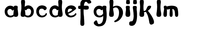Flapper Regular Font LOWERCASE