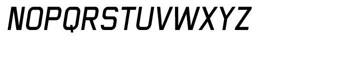 Flat Sans Condensed Medium Oblique Font UPPERCASE