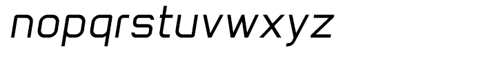Flat Sans Regular Oblique Font LOWERCASE