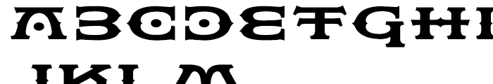 Flexion Black Font UPPERCASE