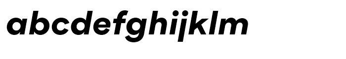 Flink Extra Bold Italic Font LOWERCASE