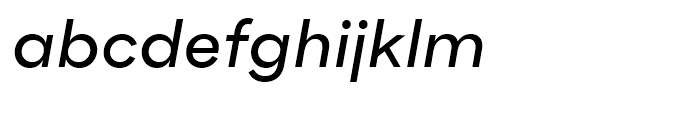 Flink Medium Italic Font LOWERCASE