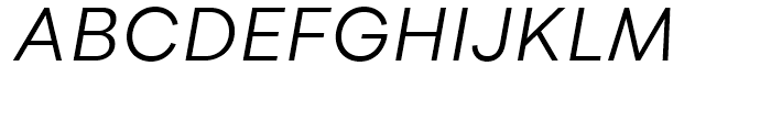 Flink Regular Italic Font UPPERCASE